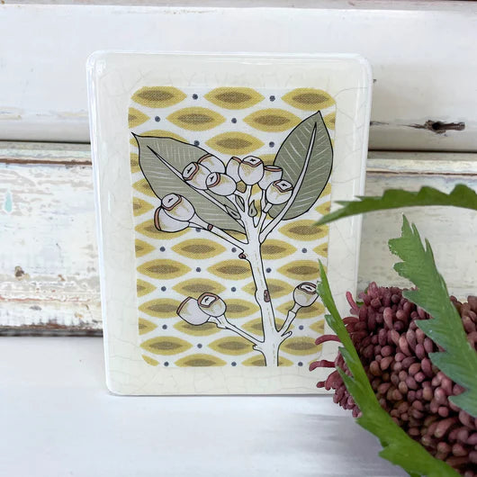 Gum Nuts Mini Art Tile