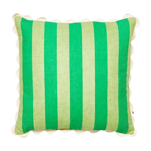 Cushion Stripe Green 50cm