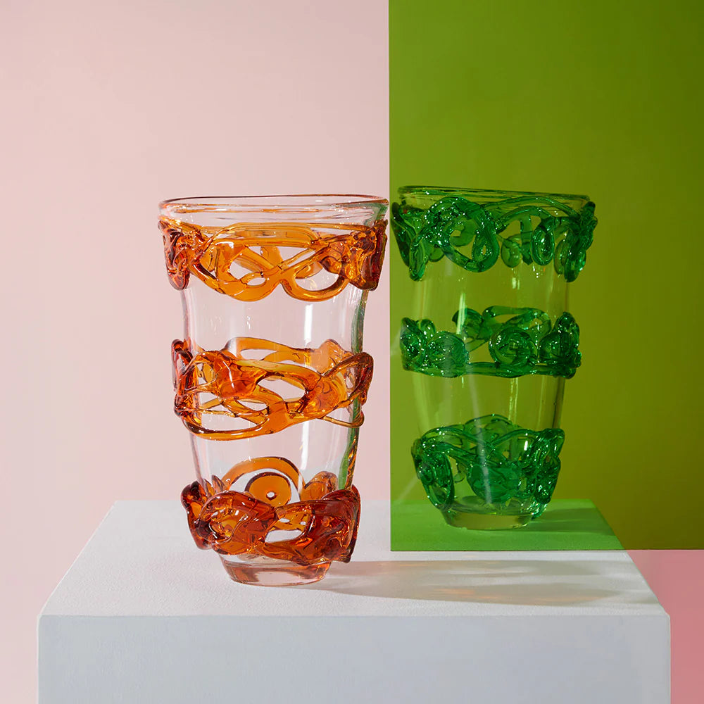 Loop Green Vase