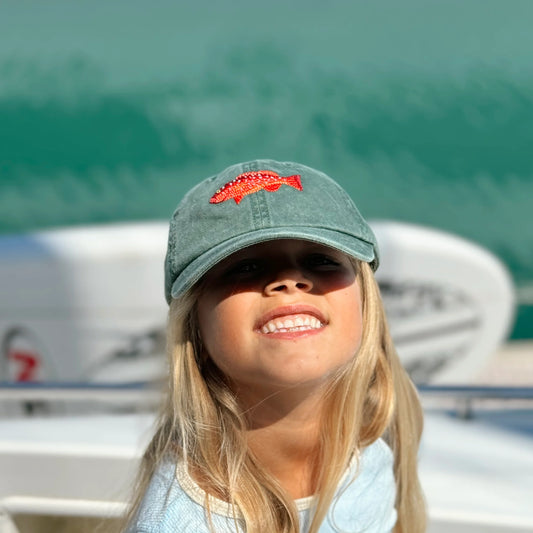 Kids Coral Trout Cap