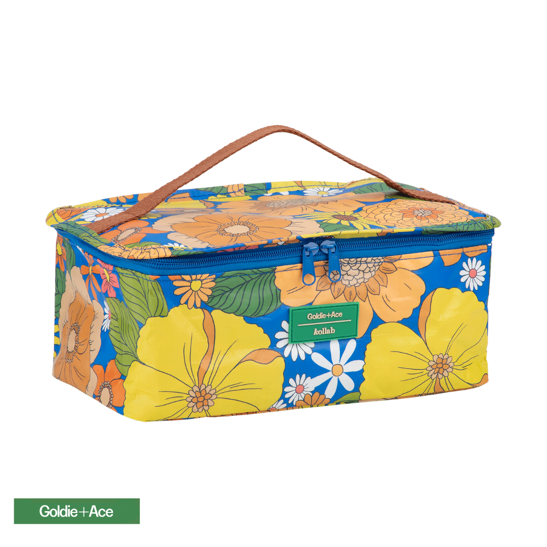 Toiletry Stash Bag Goldie & Ace x Kollab Zoe Floral