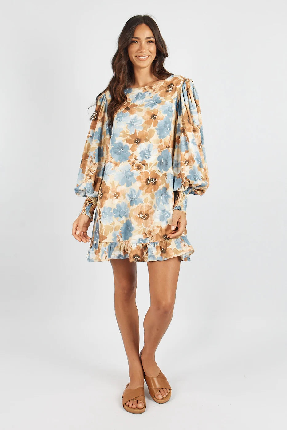 Marcie Mini Dress Poppy Floral