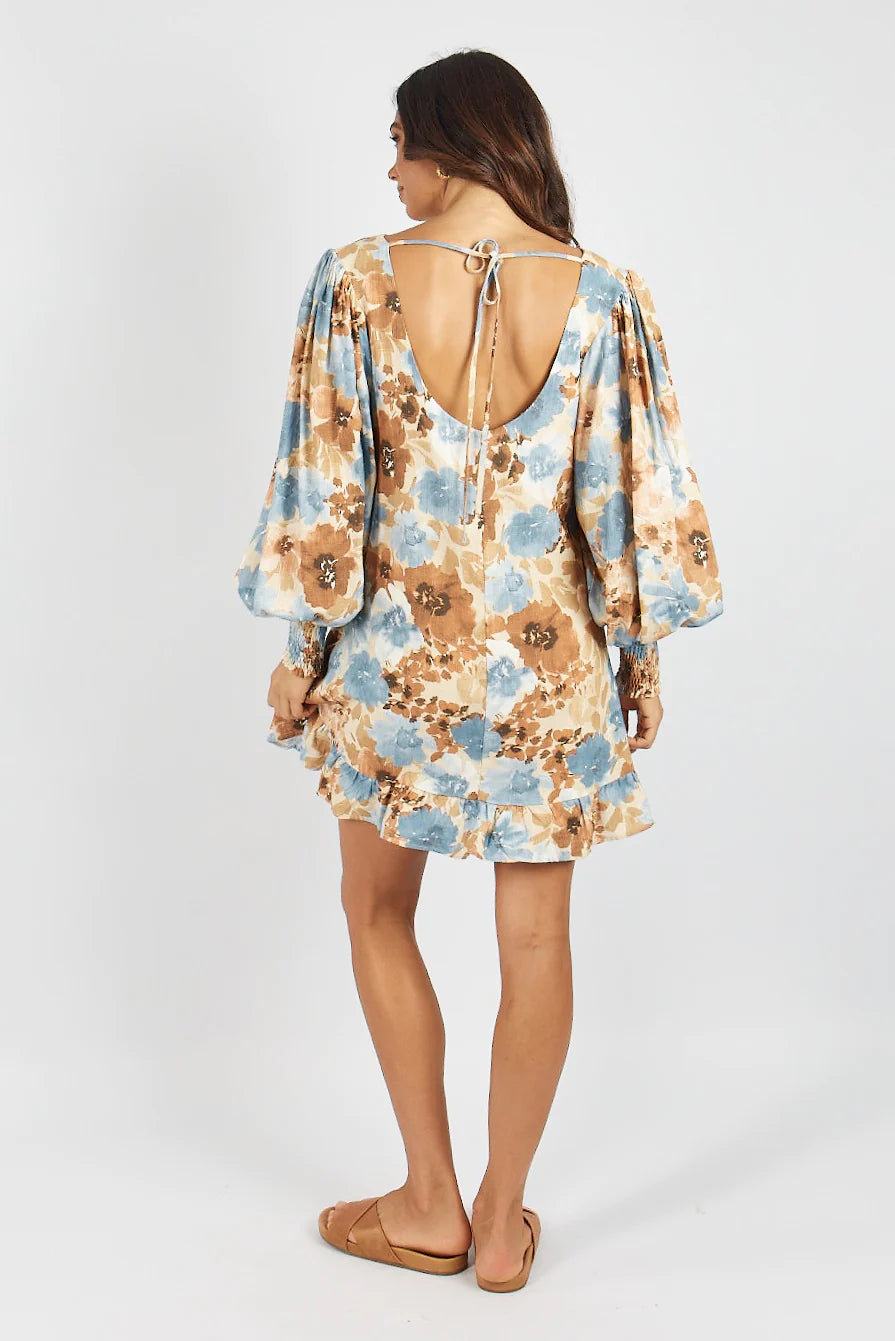 Marcie Mini Dress Poppy Floral