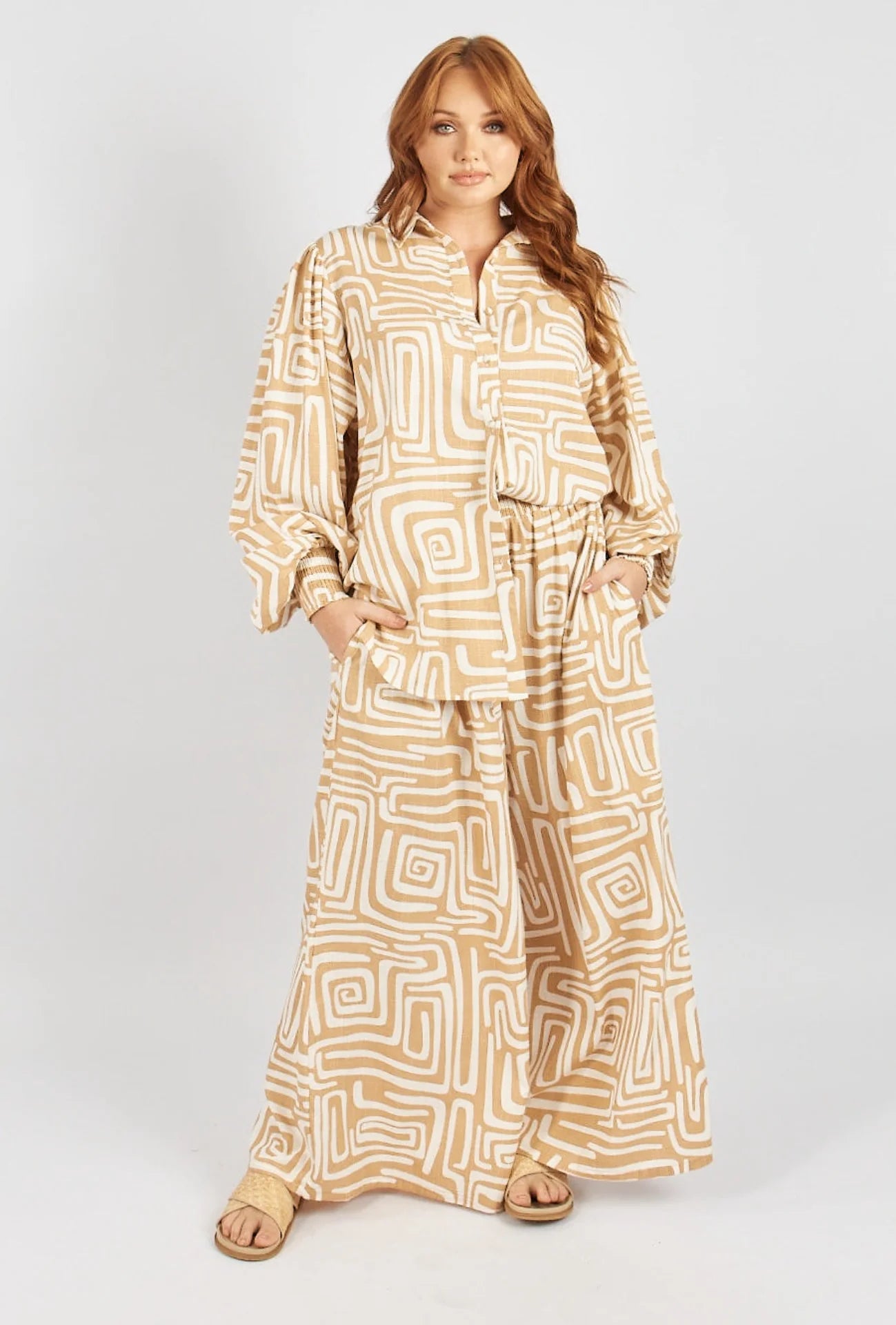 Gianna Top Terraza Print
