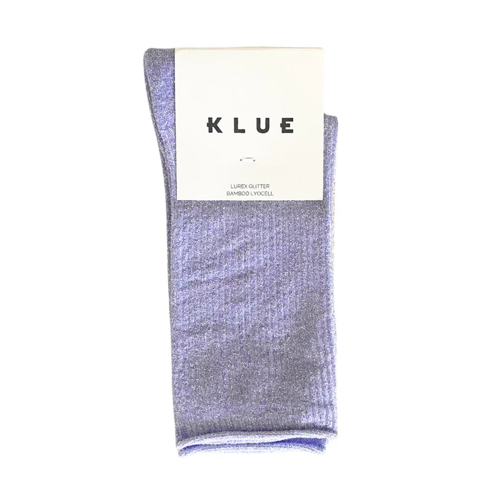 Glitter Lurex Socks | LILAC