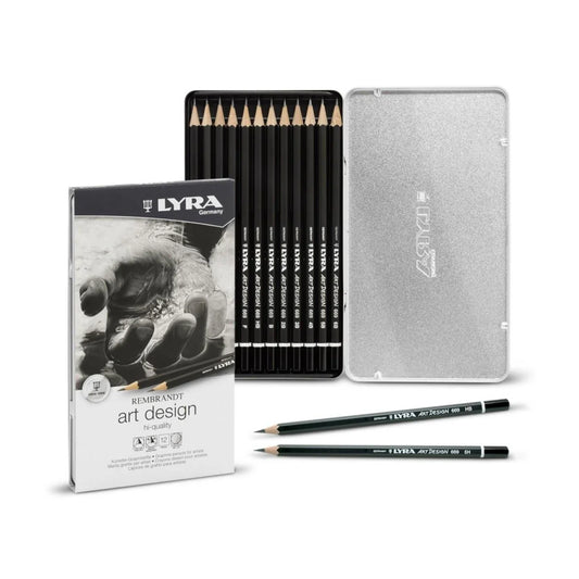 LYRA Art Design Set of 12 Graphite Pencils