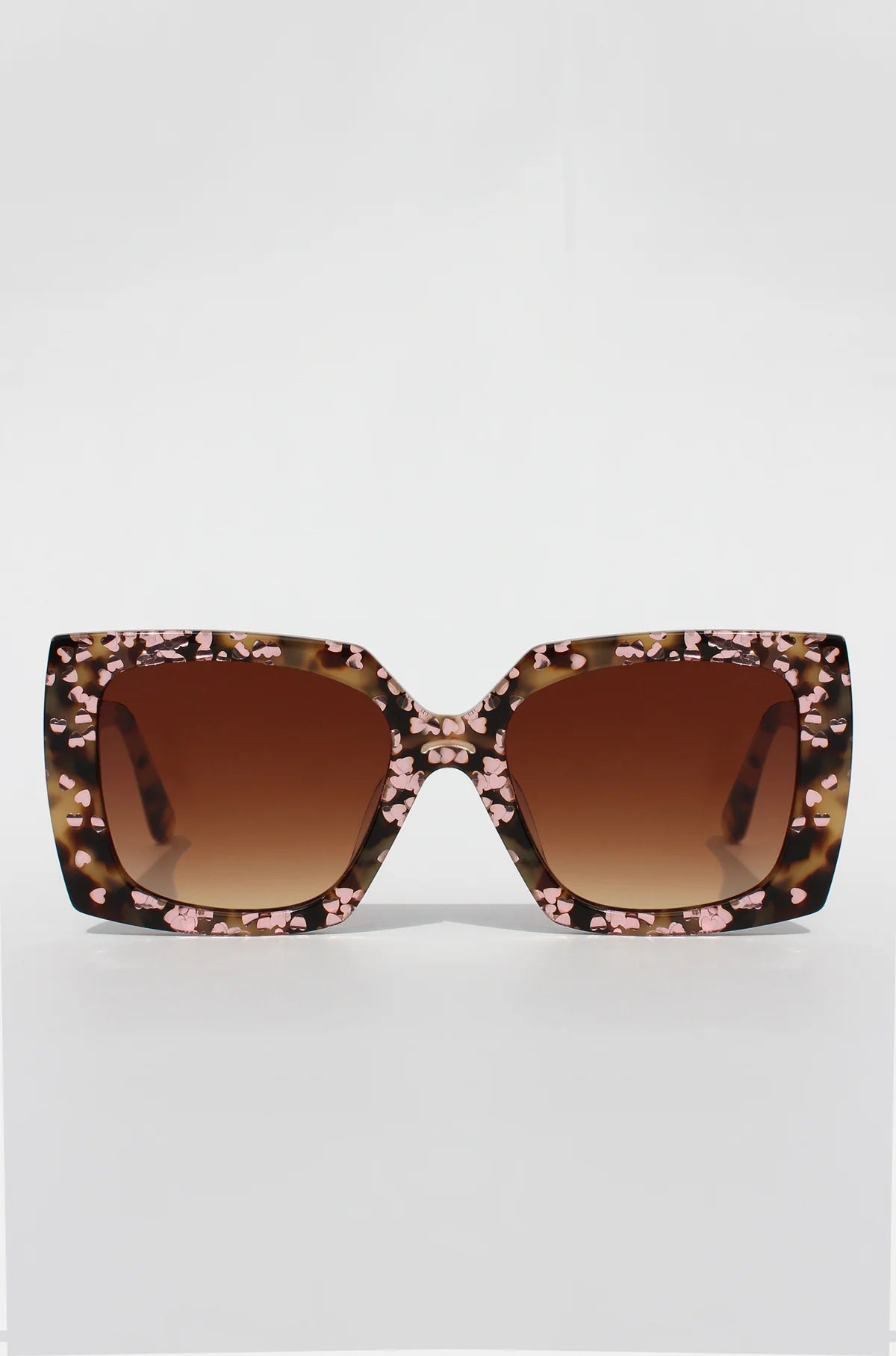 Lovetort ~ Tortoiseshell & gold heart Sunglasses