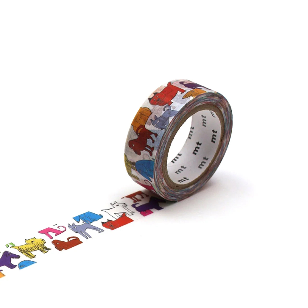 Colourful Dog Washi Tape