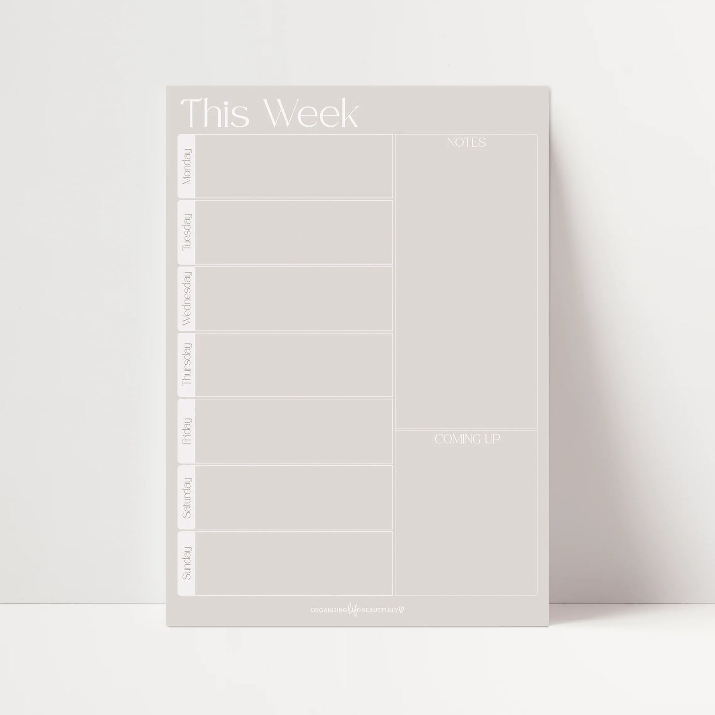 Magnet Weekly Planner A4