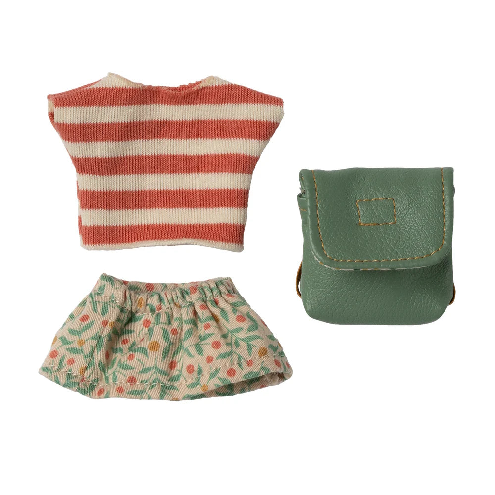 Clothes and Bag Big Sister Mouse Green