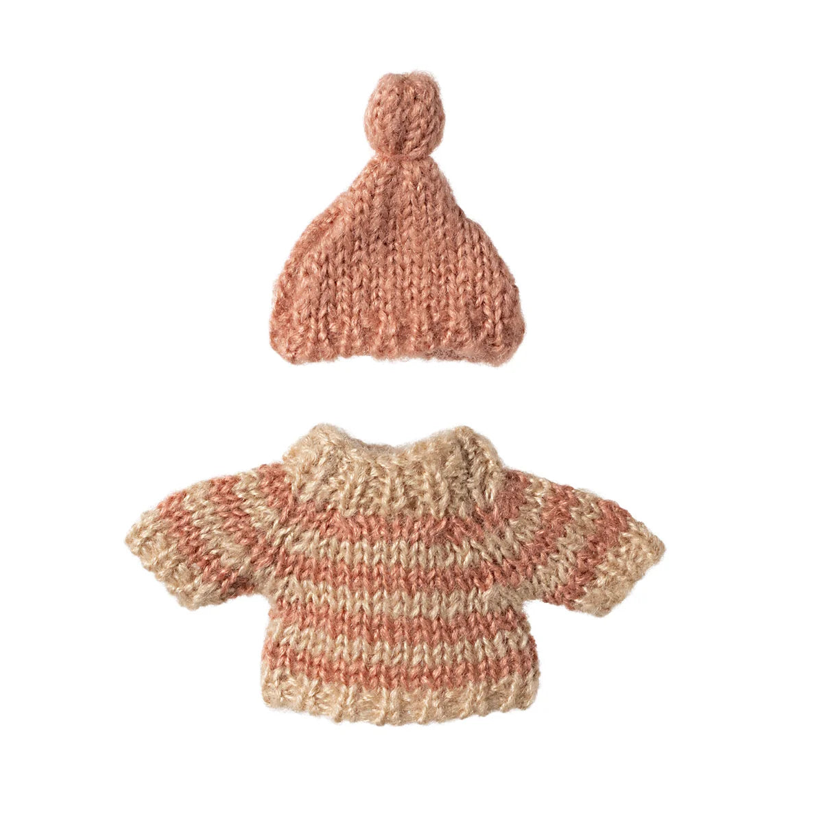 Knitted Sweater + Hat for Big Sister