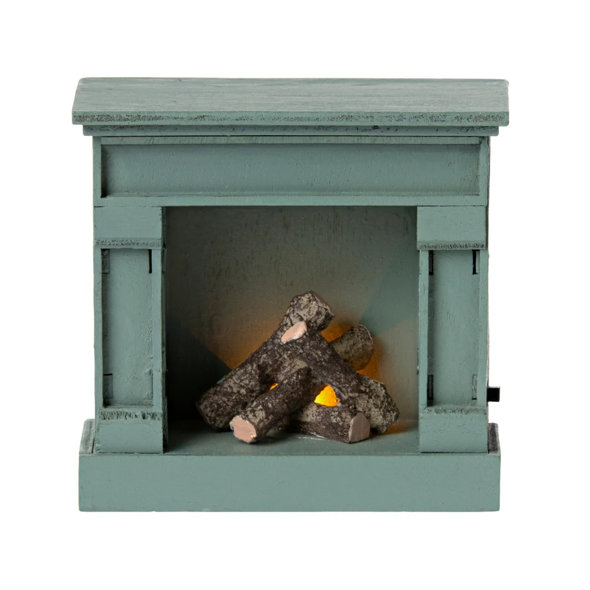 Miniature Fireplace Blue