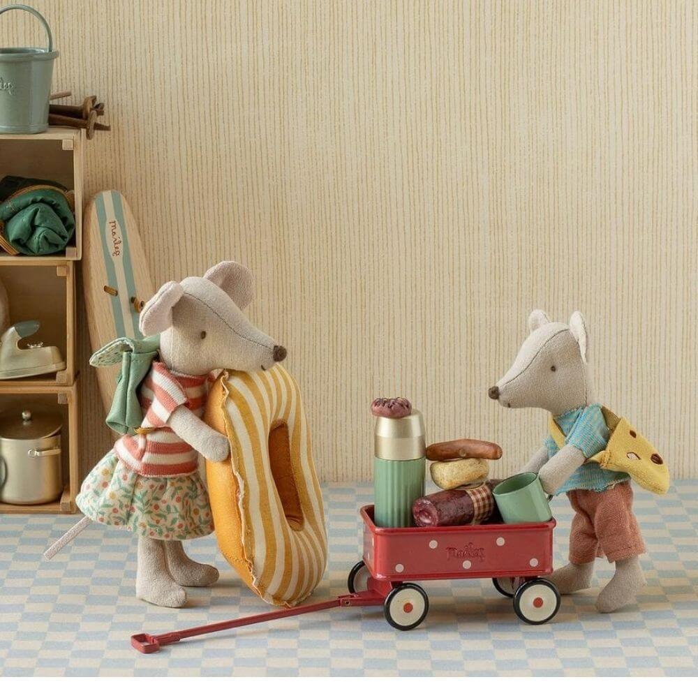 Wagon Mouse Red