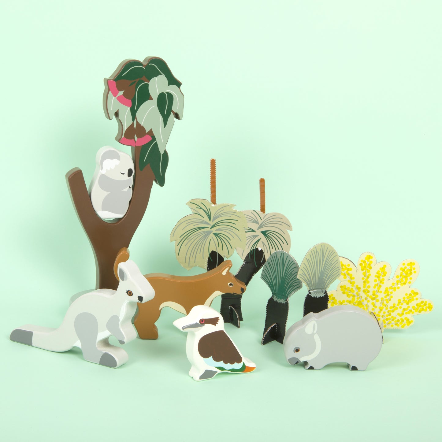 Wooden Toy Aussie Animals