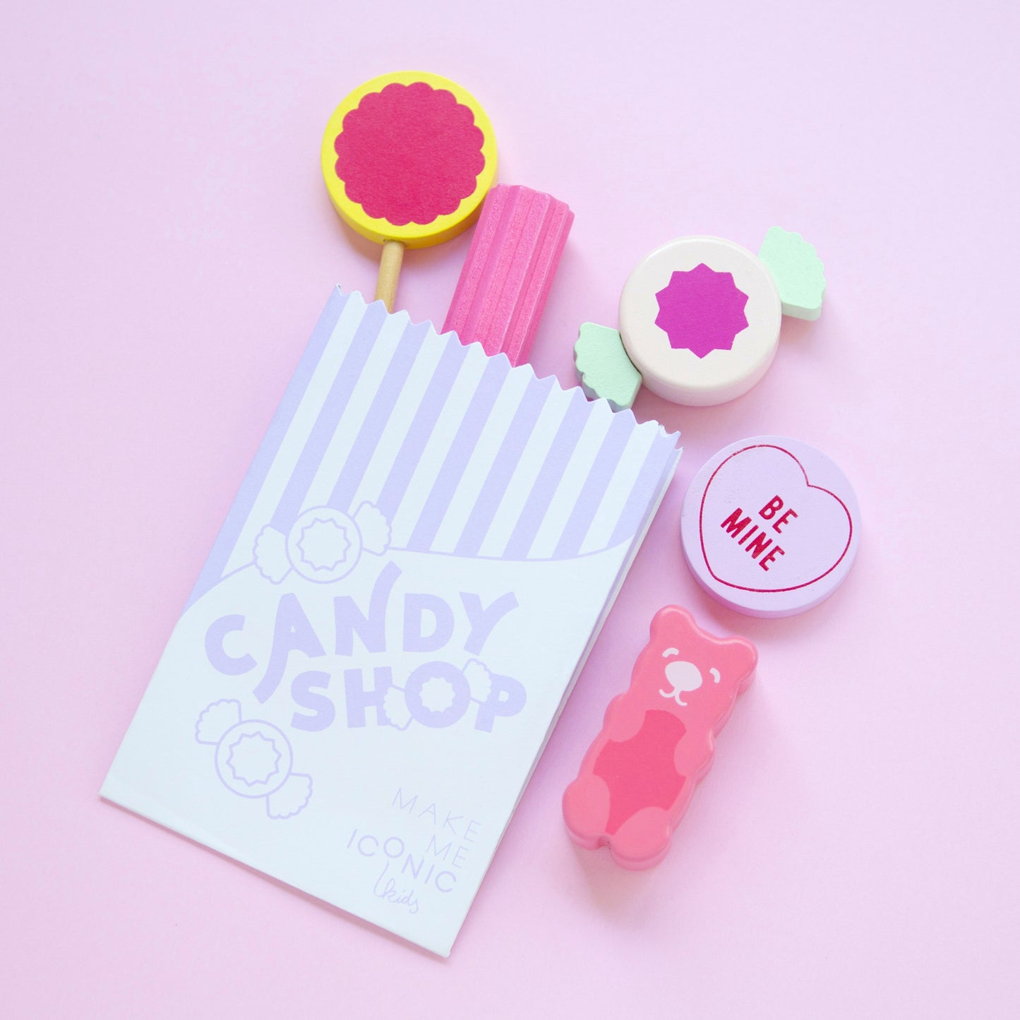 Wooden Toy Candy Jar