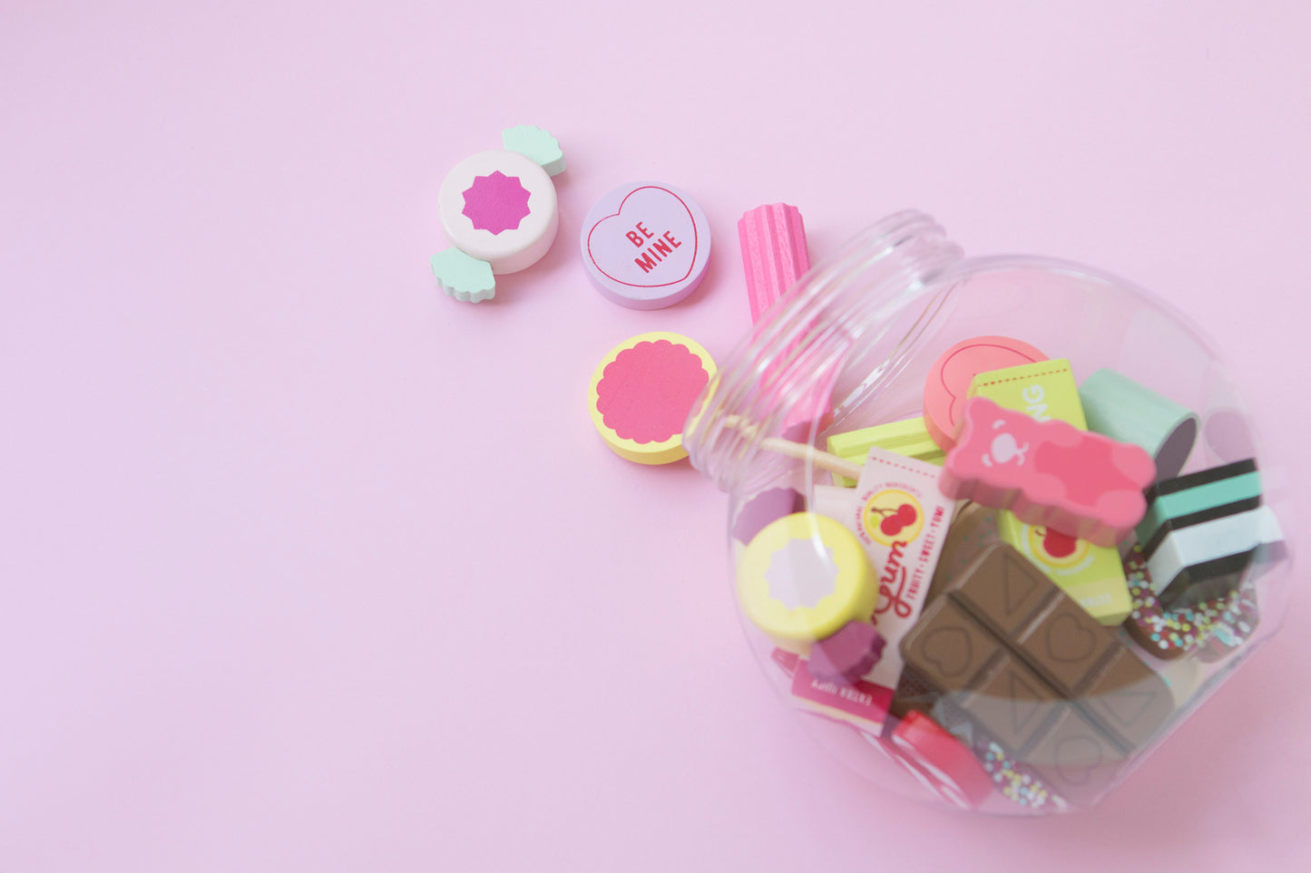Wooden Toy Candy Jar