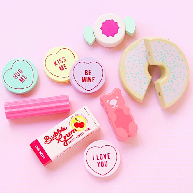 Wooden Toy Candy Jar