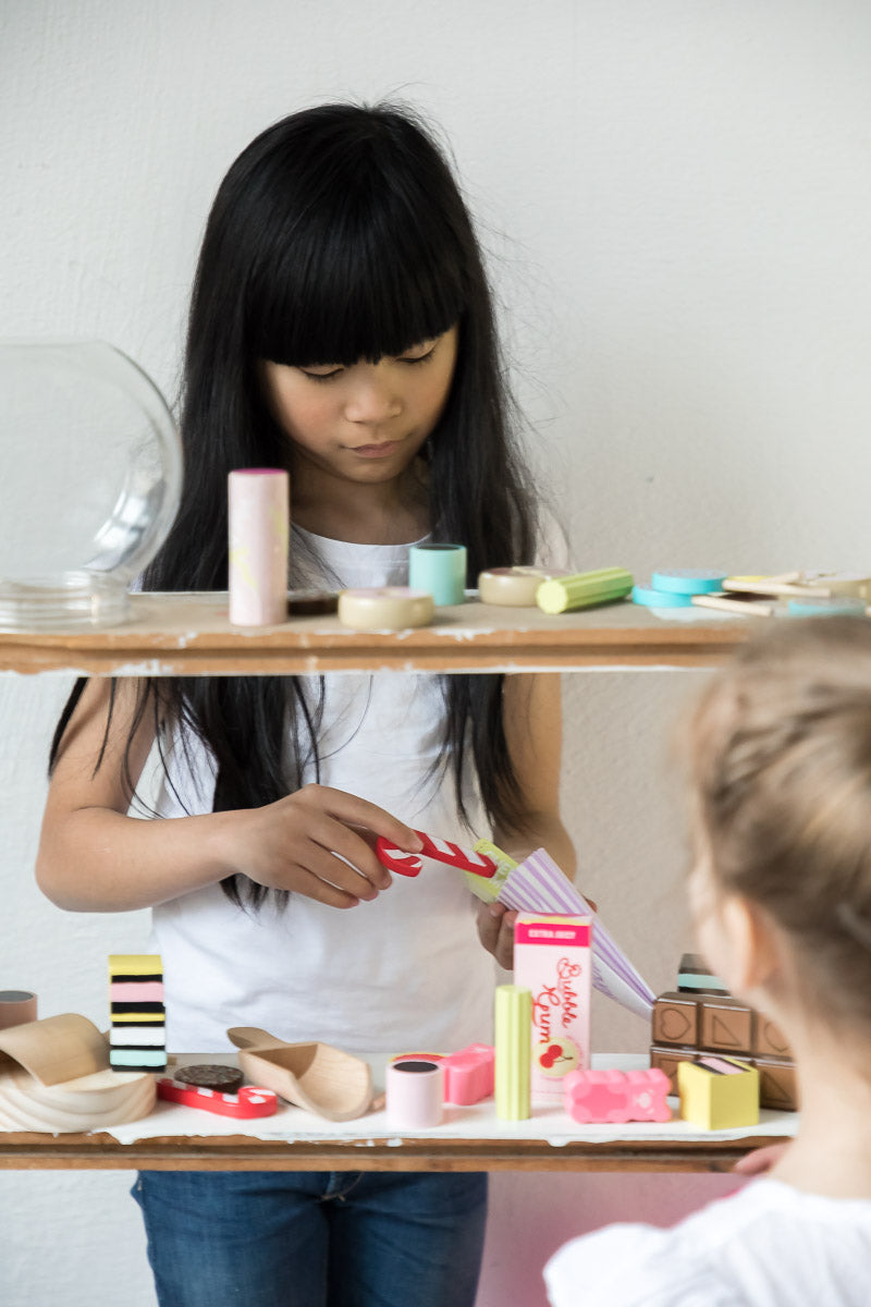 Wooden Toy Candy Jar