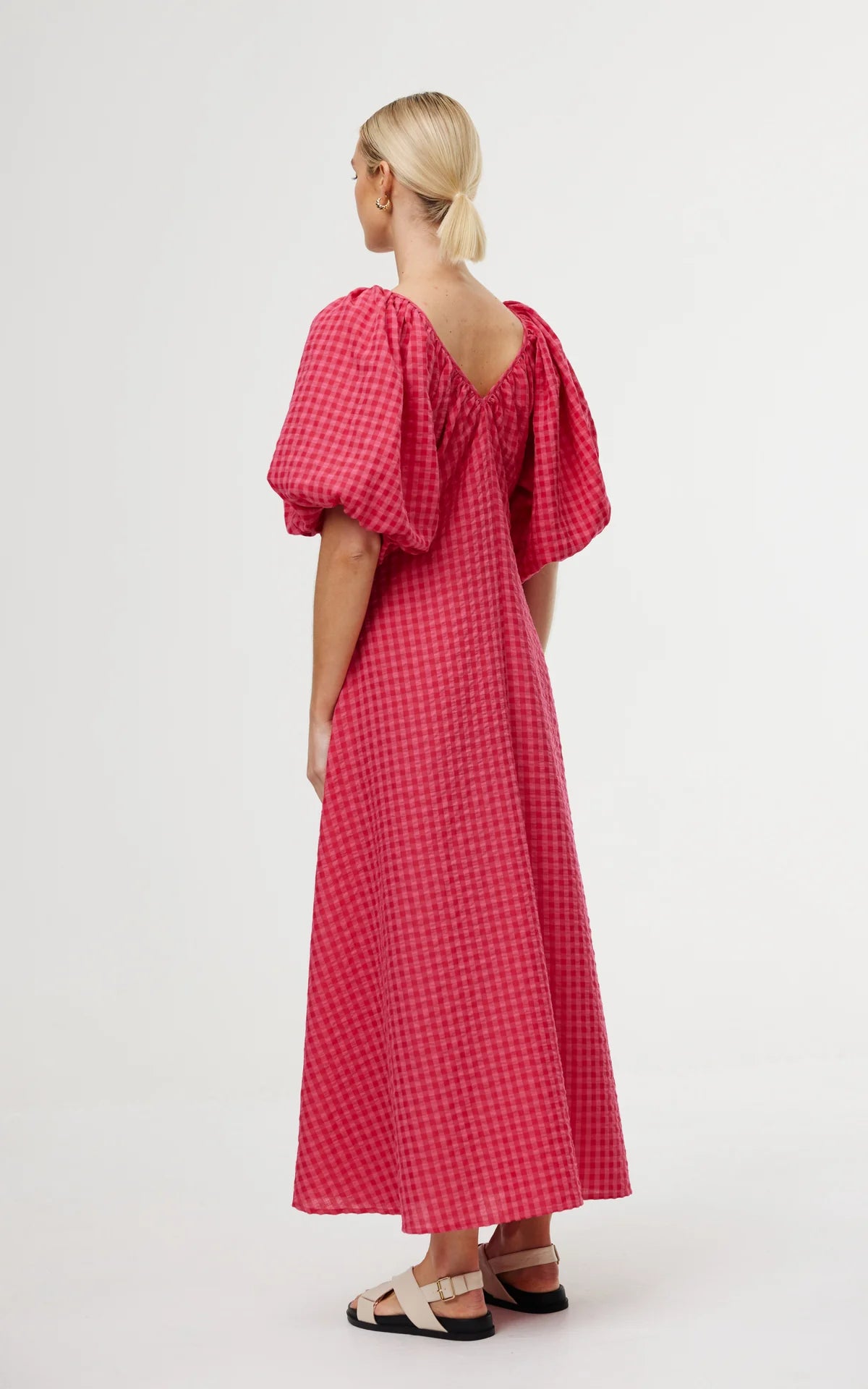 Mimi Dress Rosas Gingham