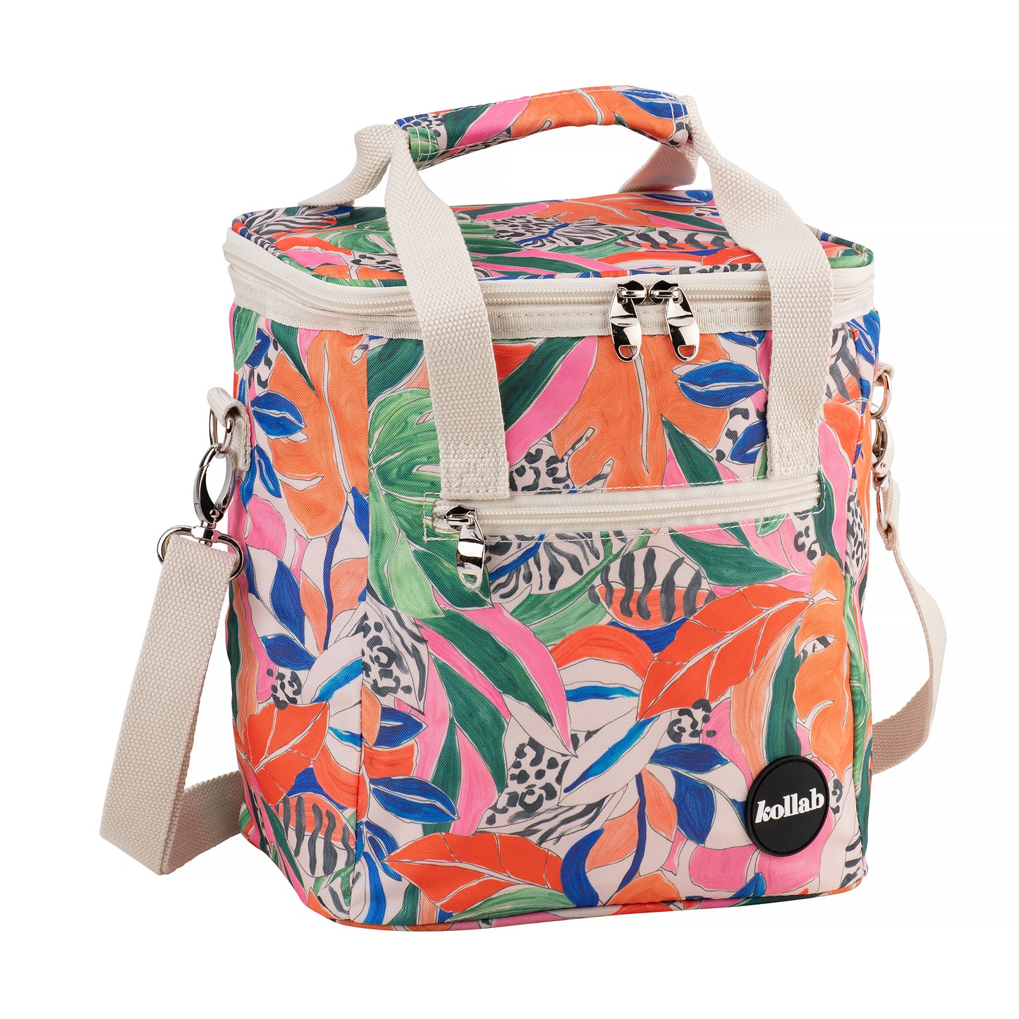 Mini Cooler Leopard Tropics