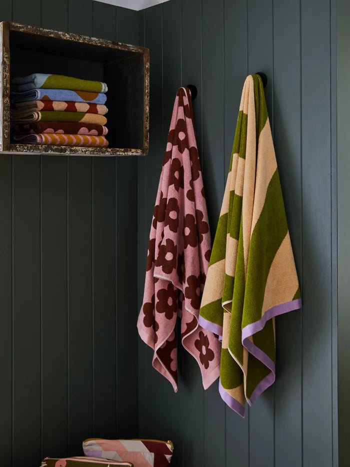 Pistachio Stripe Towel Sheet