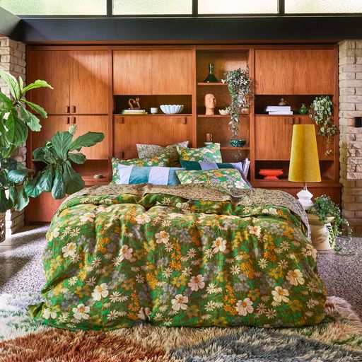 Floria Linen Quilt Cover