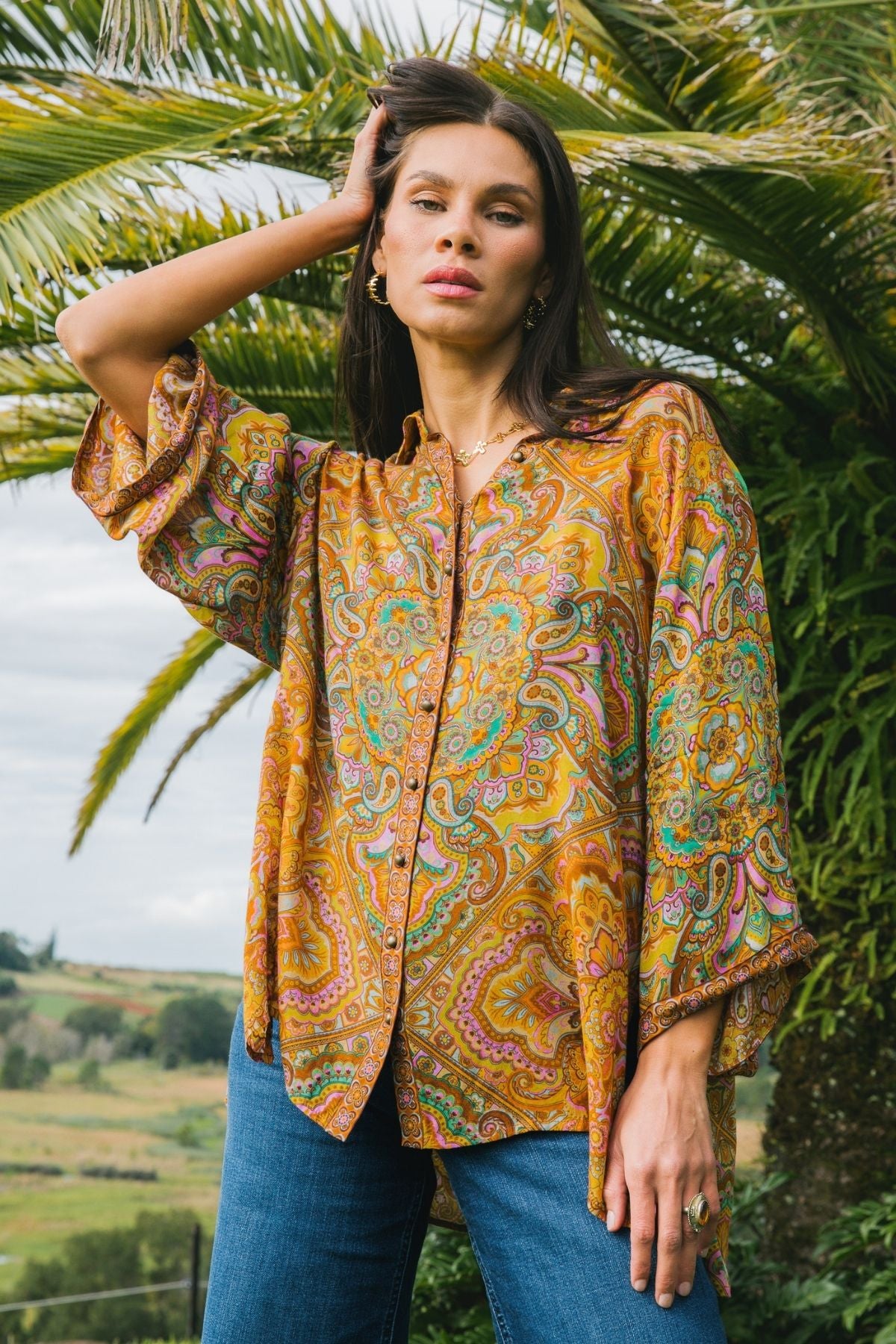 Esther Shirt ~ Cinnamon