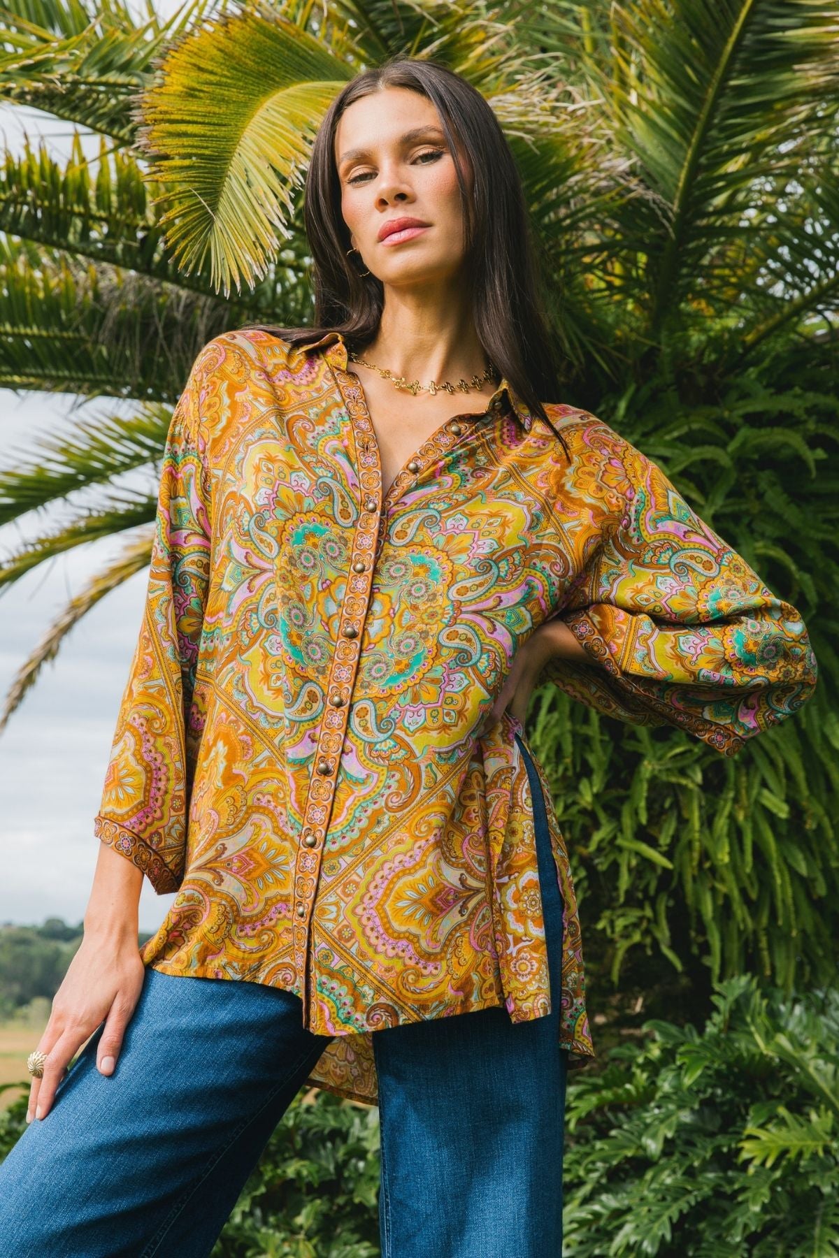 Esther Shirt ~ Cinnamon