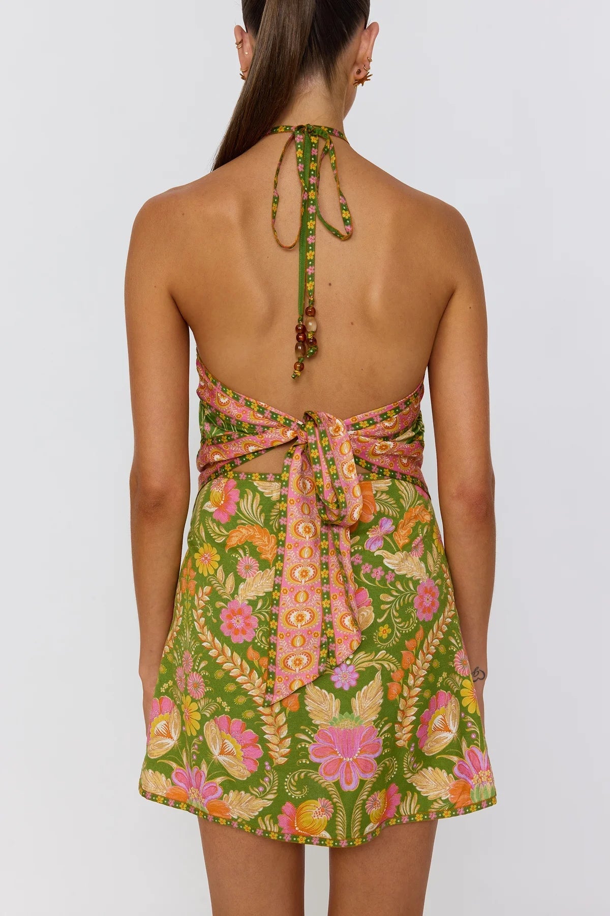 Rizz Scarf Top ~ Guava