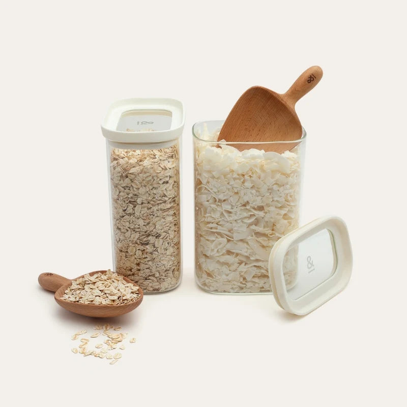 Wooden Beechwood Pantry Scoop 2pk
