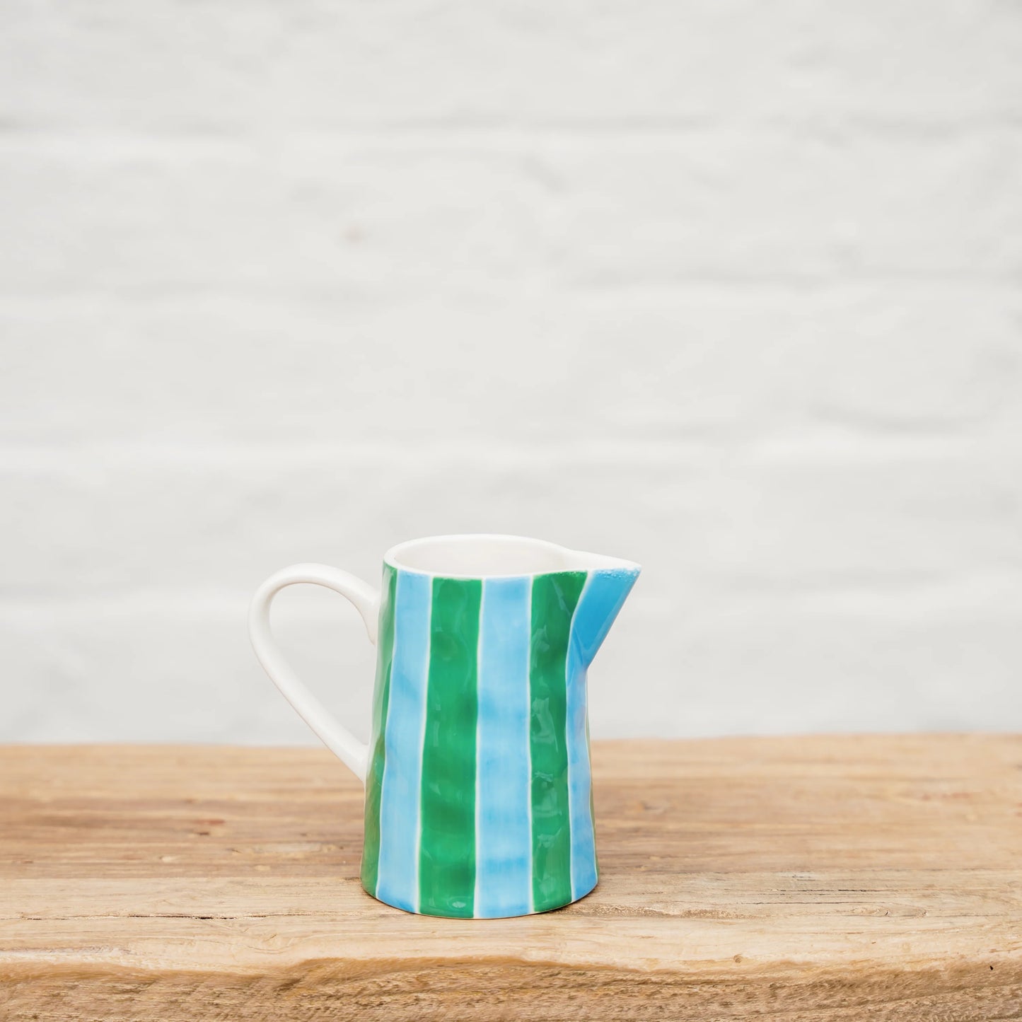Milk Jug Green + Cornflower