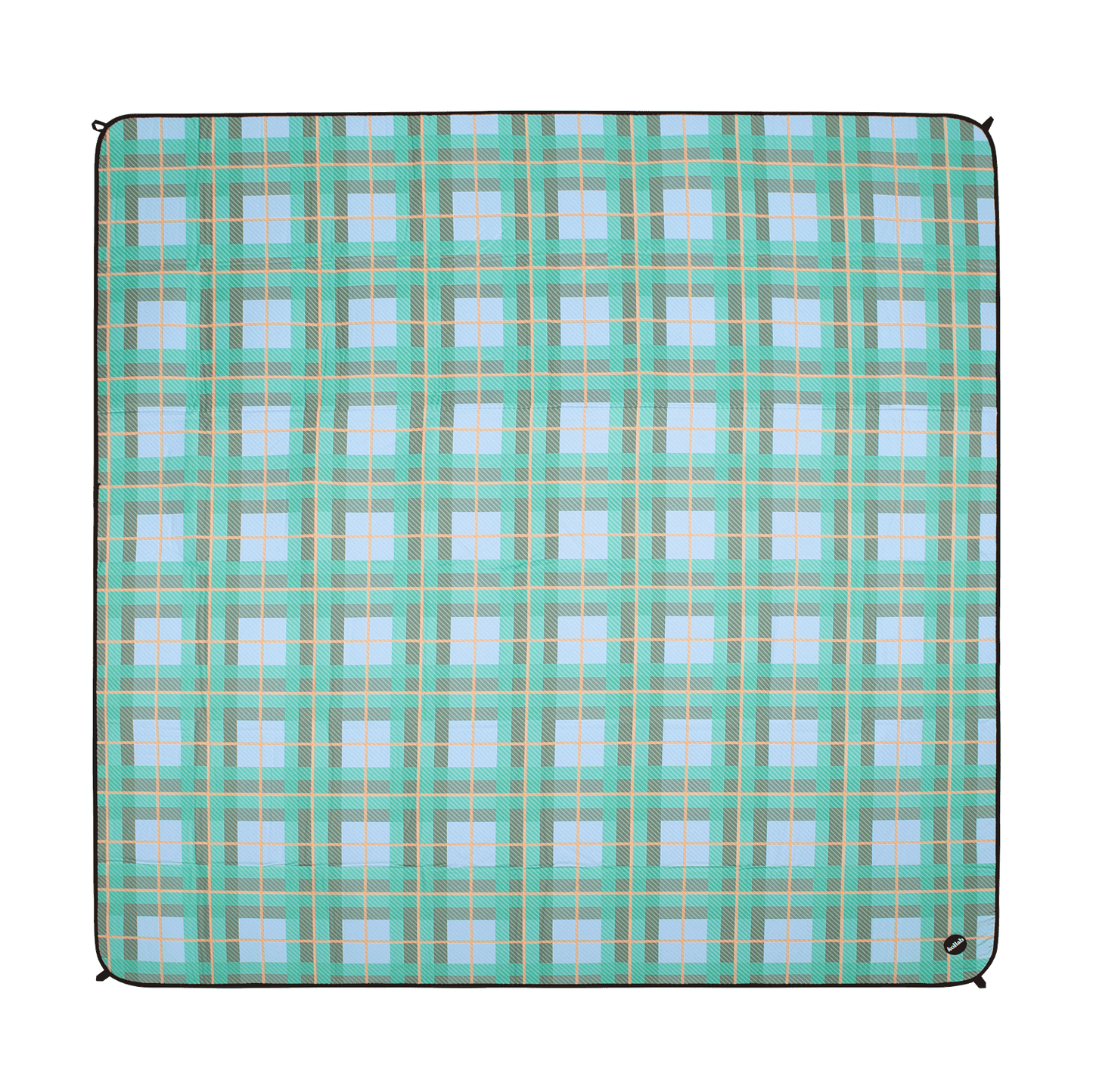 Picnic Mat Ocean Check