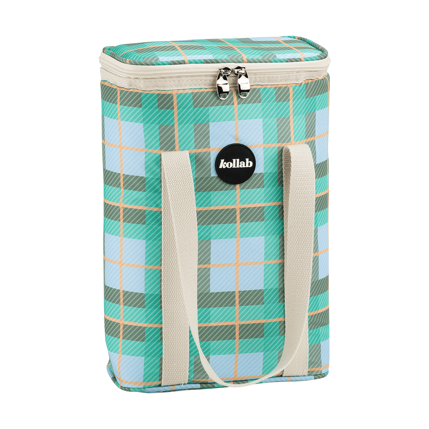 Wine Cooler Bag Ocean Check