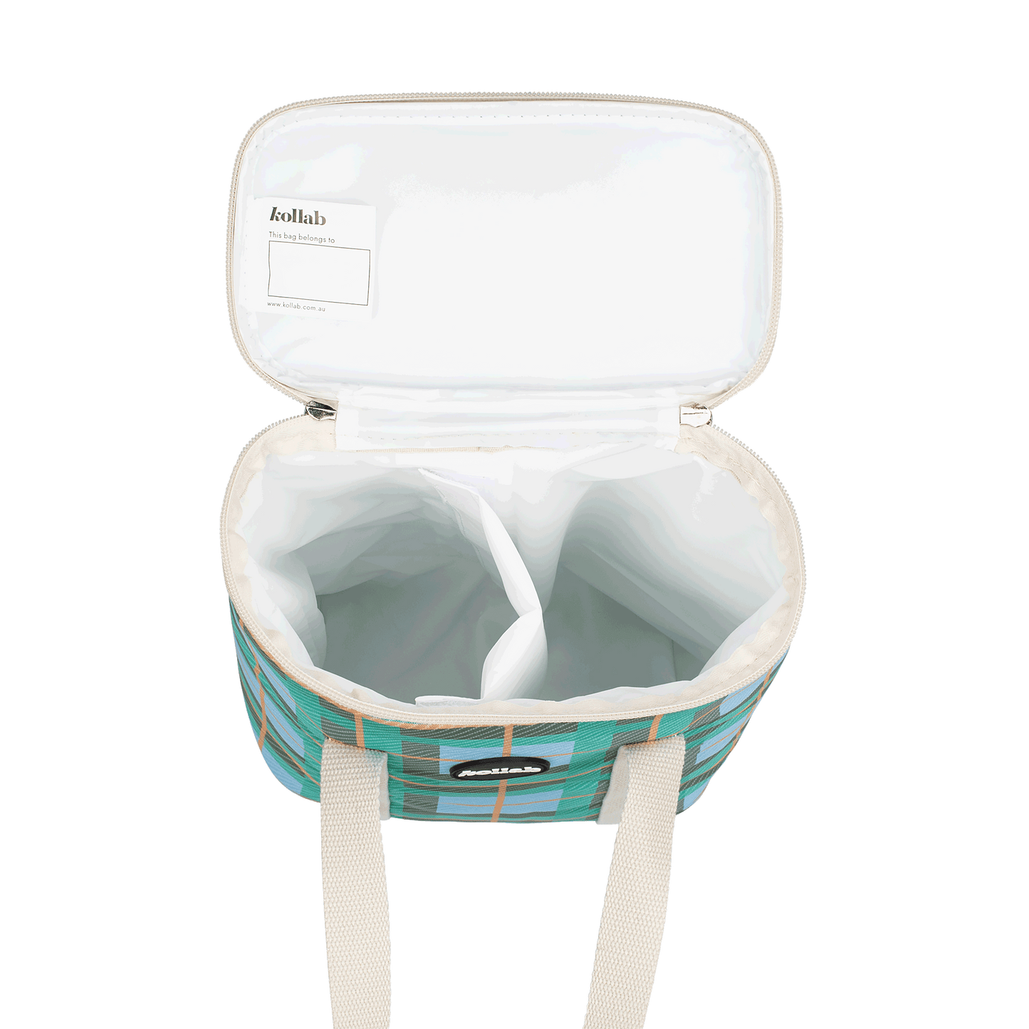 Wine Cooler Bag Ocean Check