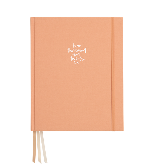 2026 Planner Grande Weekly Horizontal ~ Clementine