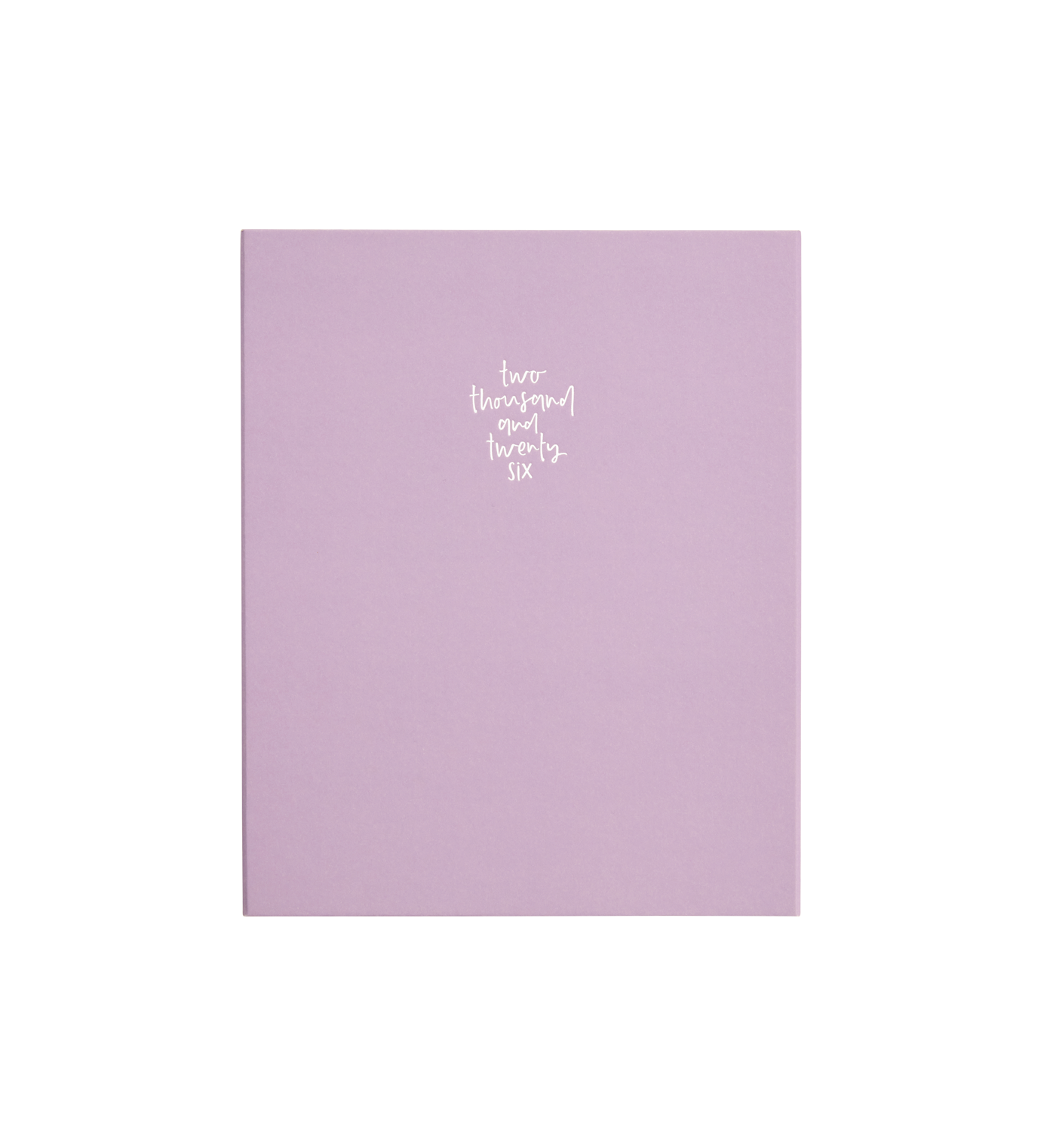 2026 Planner ~ Signature Horizontal Weekly LILAC