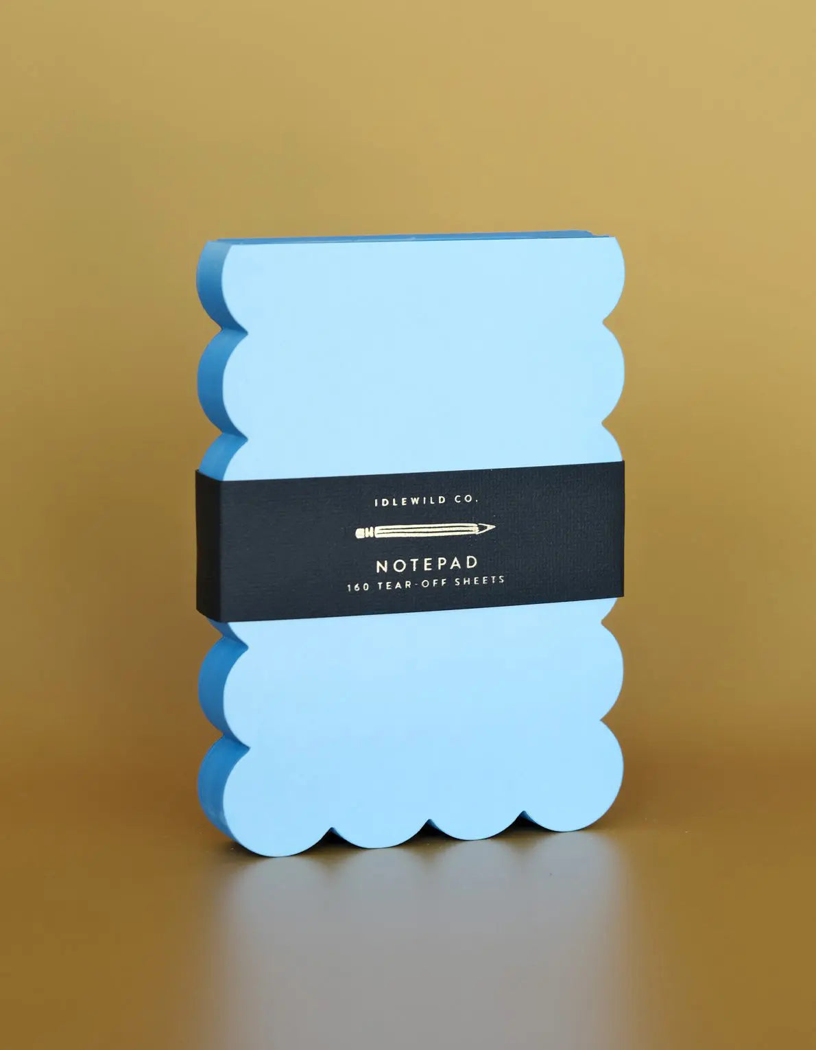 Scalloped Notepad | Aqua + Blue