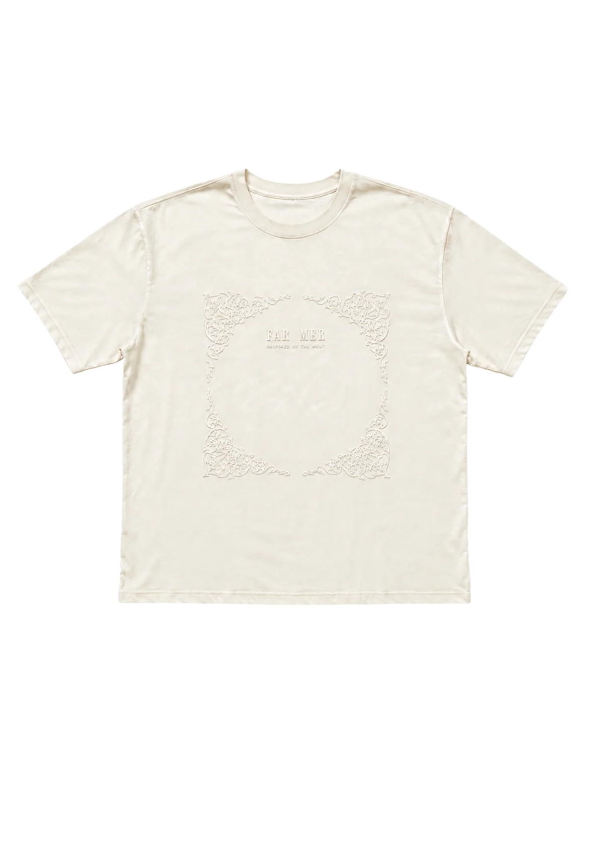 Paisley Emboss Crew Tee