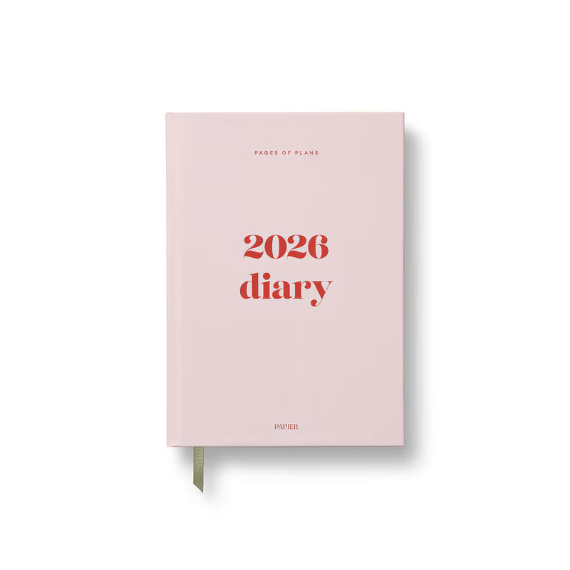 2026 A5 Weekly Planner ~ Joy Pink
