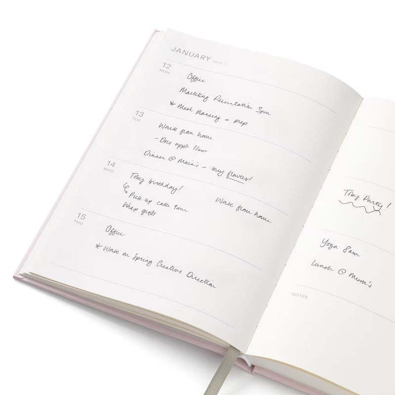 2026 A5 Weekly Planner ~ Joy Pink