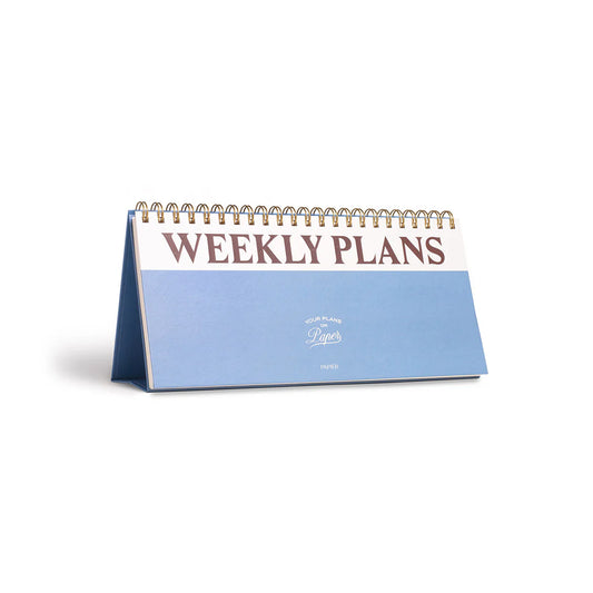 Spiral Top Weekly Desk Pad