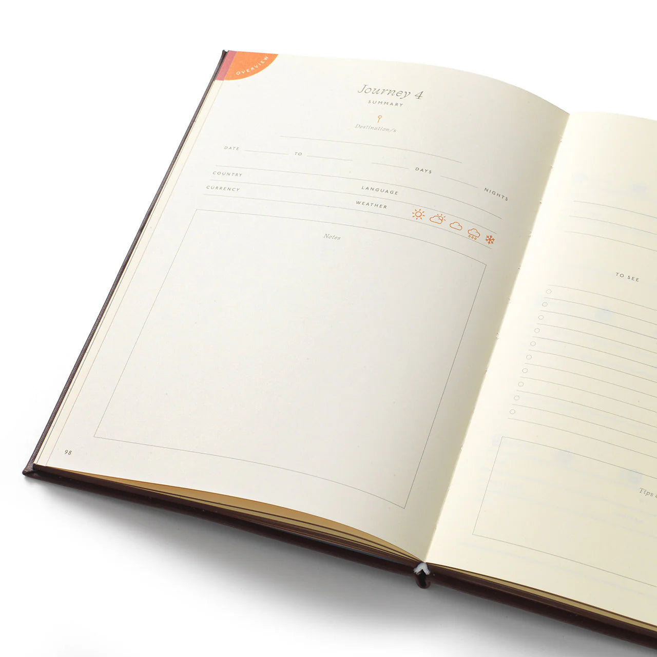 Travel Stamp A5 Travel Journal