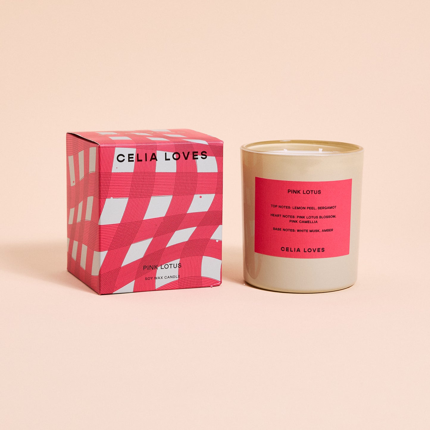 UTOPIA ~ Pink Lotus Candle