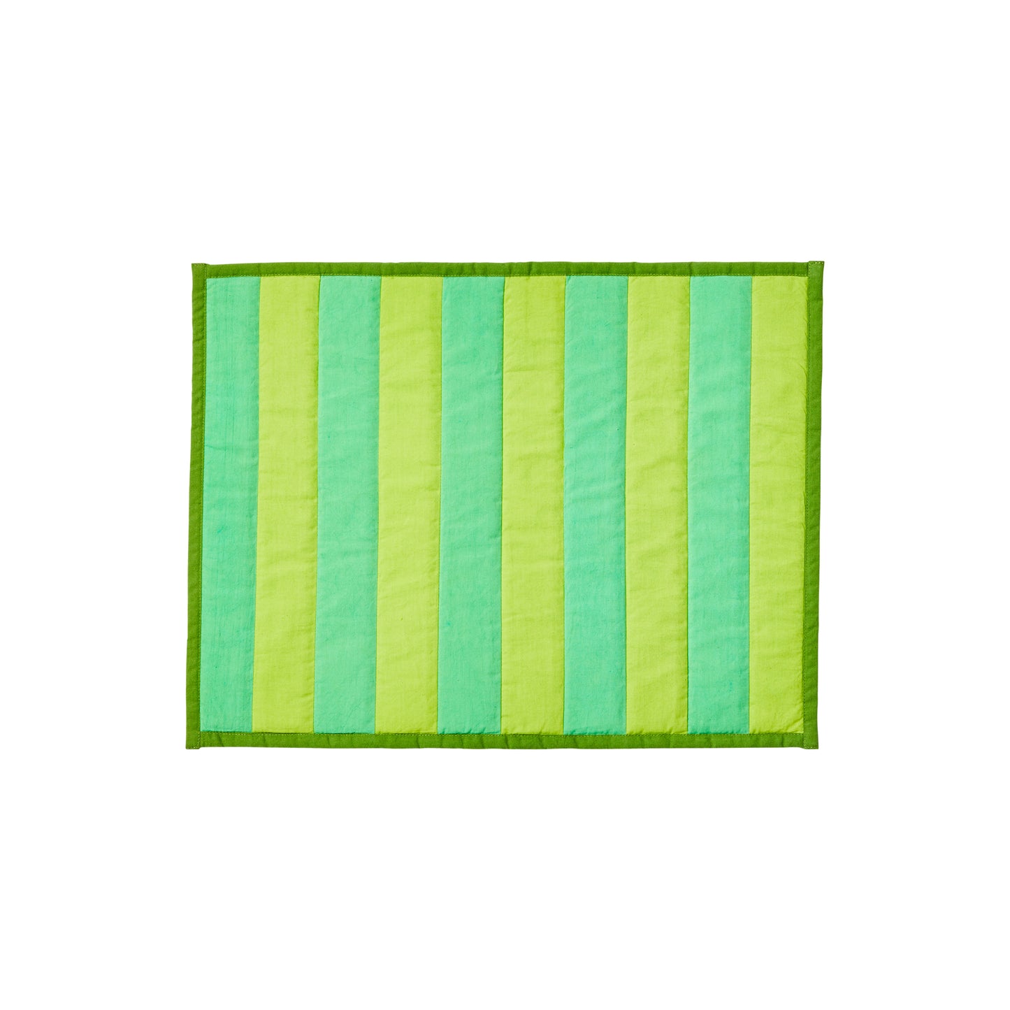 Stripe Green Placemats - Set of 4