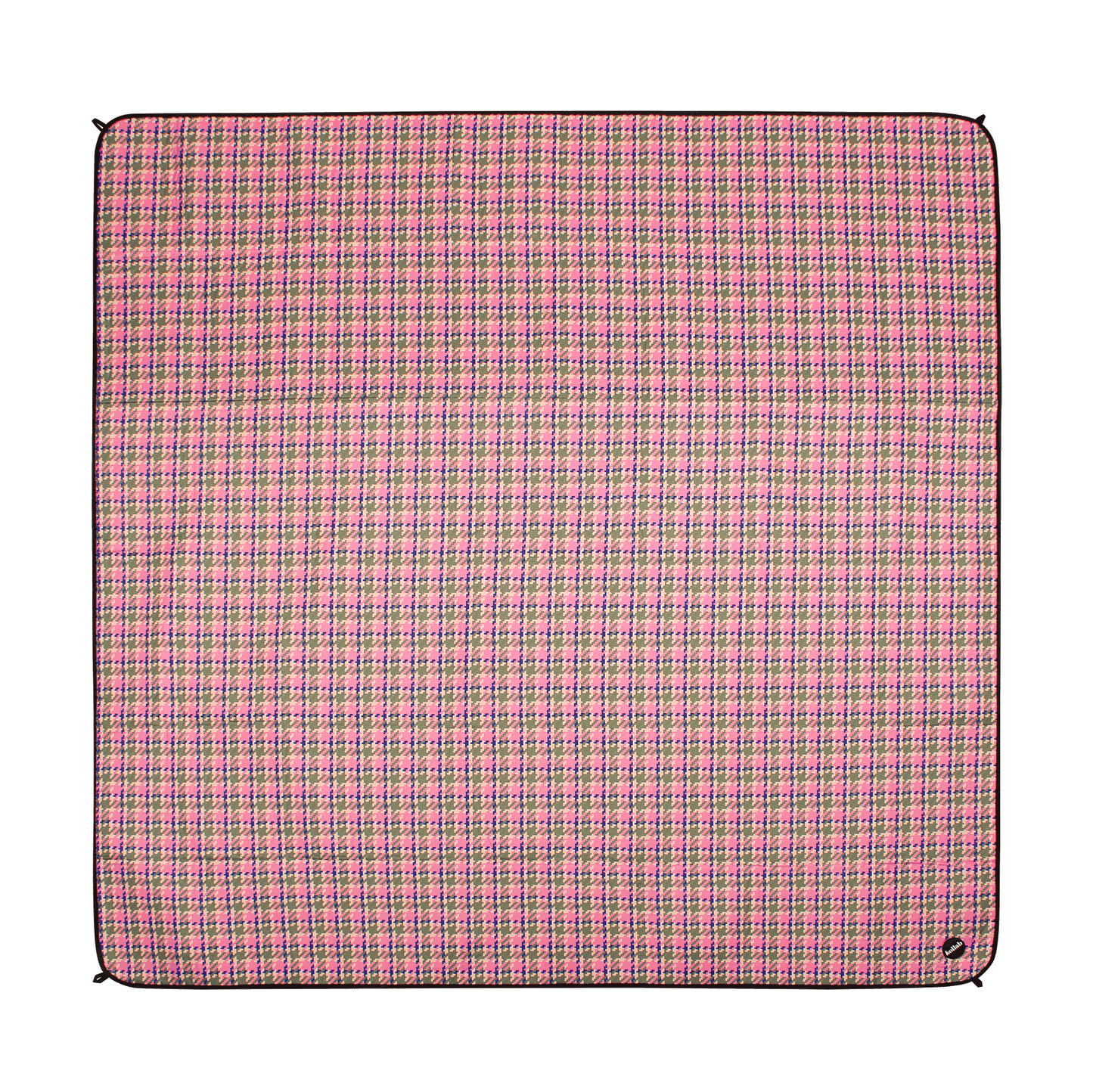 Picnic Mat Pink Houndstooth