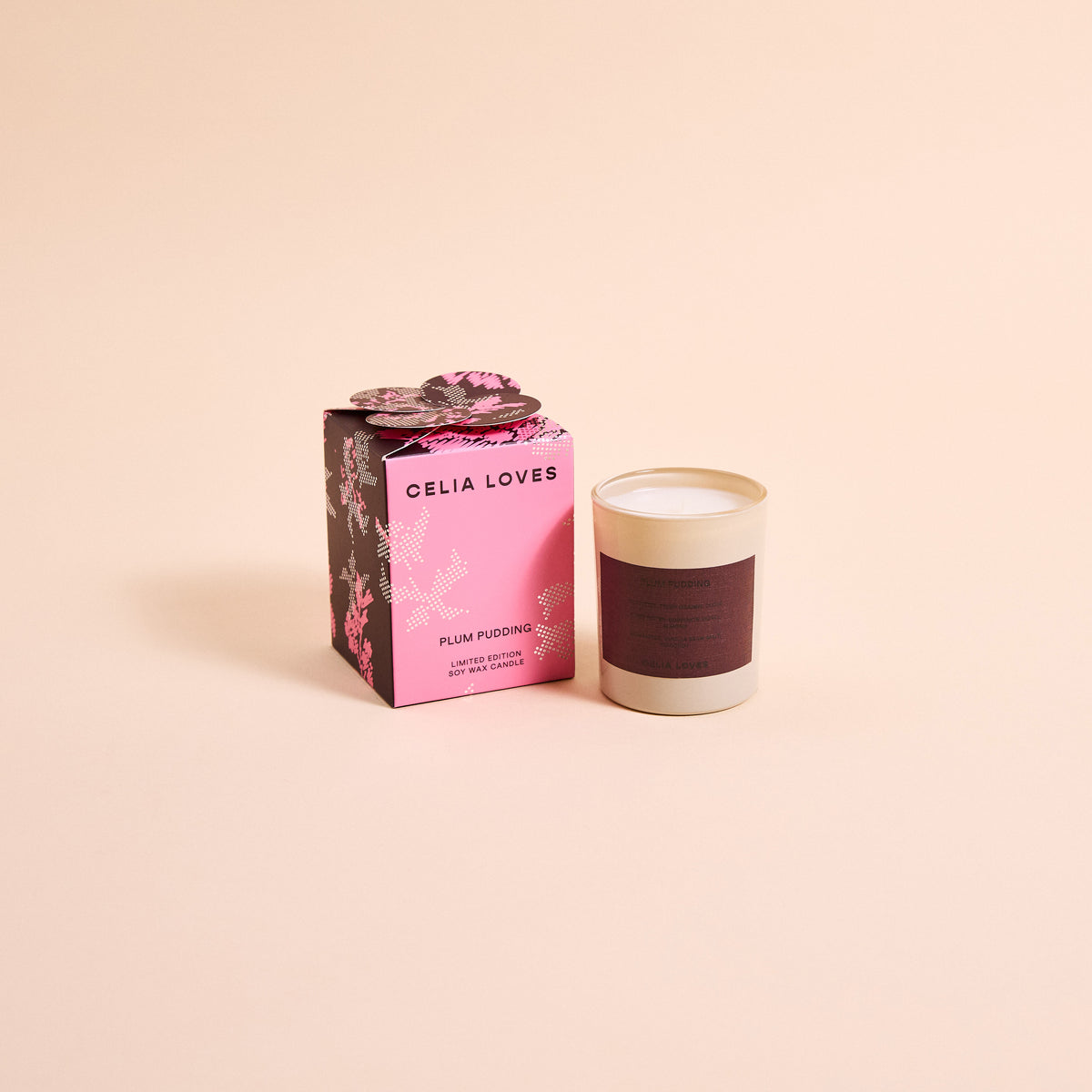 Plum Pudding Mini Candle