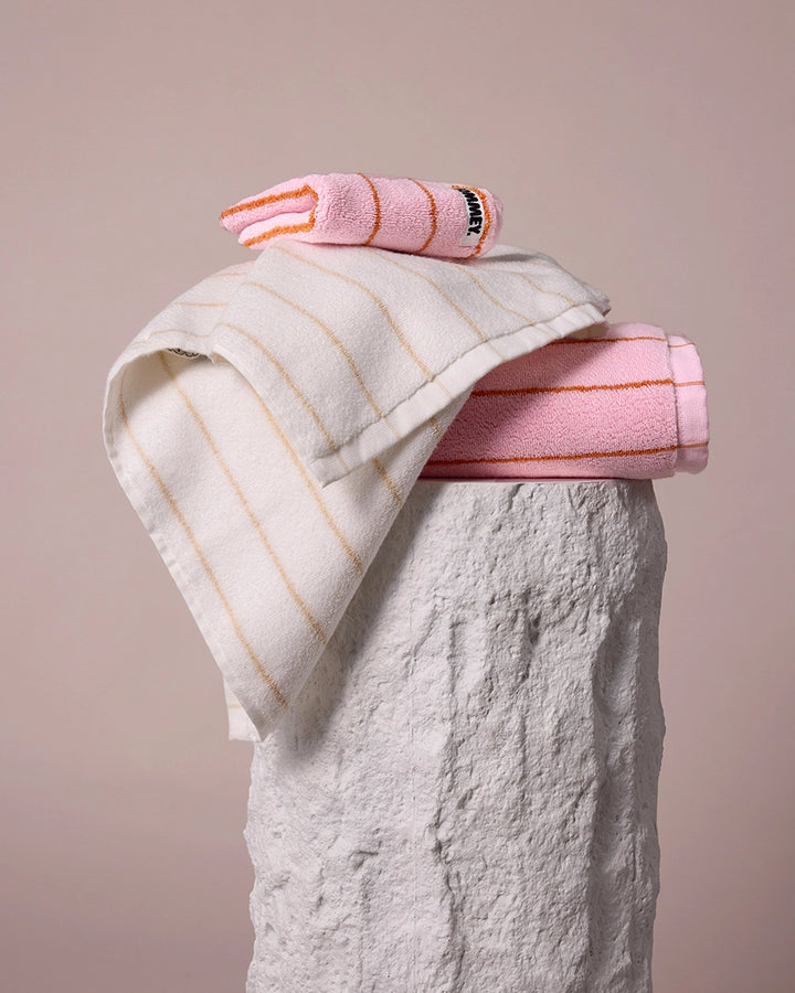 Hand Towel Pin Stripe Fleur