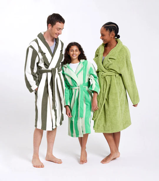 Matcha Stripe Robe