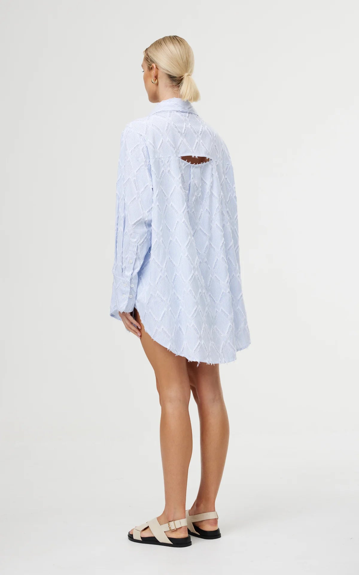 Sadie Shirt Cerulean Fray