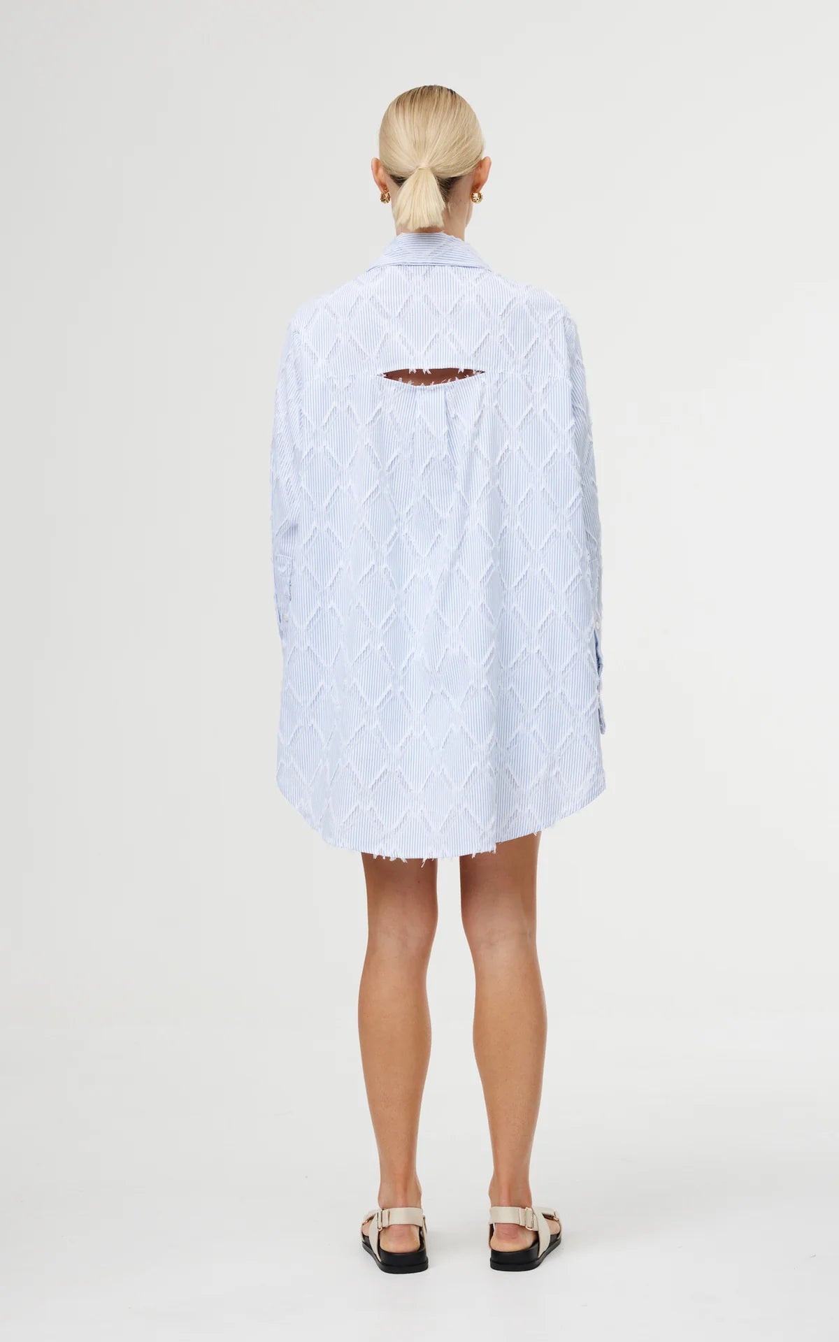 Sadie Shirt Cerulean Fray